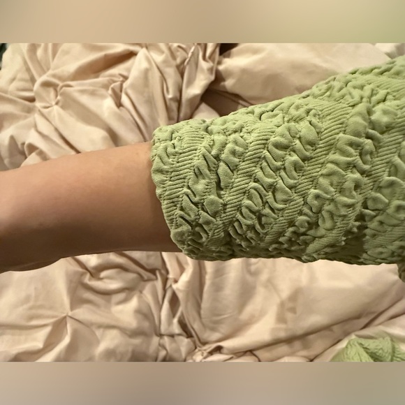 NWOT Free People MIDI Green Sweater Dress - Picture 11 of 11